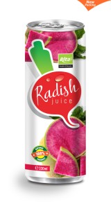 330ml Slim can Radish Juice best time drink
